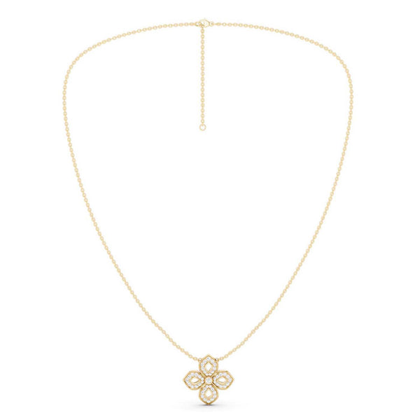 La Fleur Diamond Silhouette Necklace