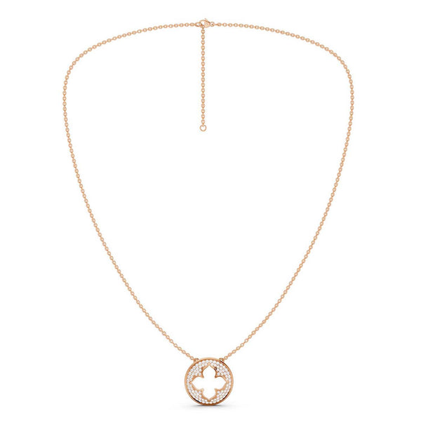 La Fleur Diamond Groove Necklace