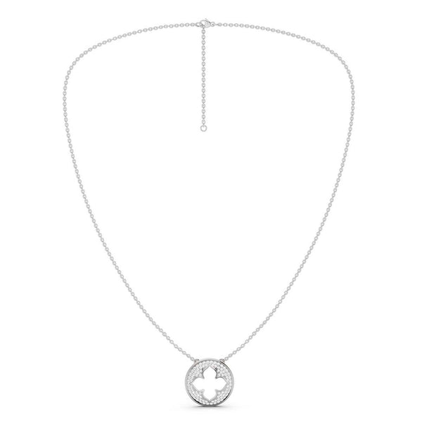 La Fleur Diamond Groove Necklace