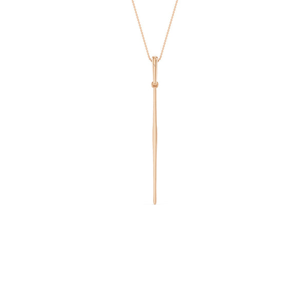 Tapering Linear Bar Necklace