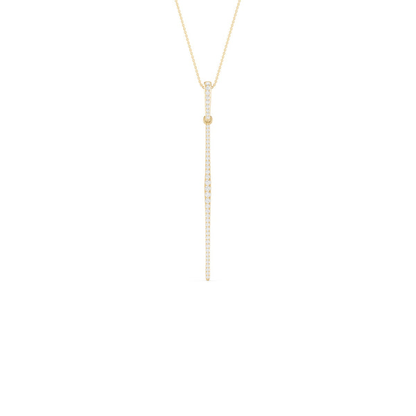 Tapering Linear Bar Necklace