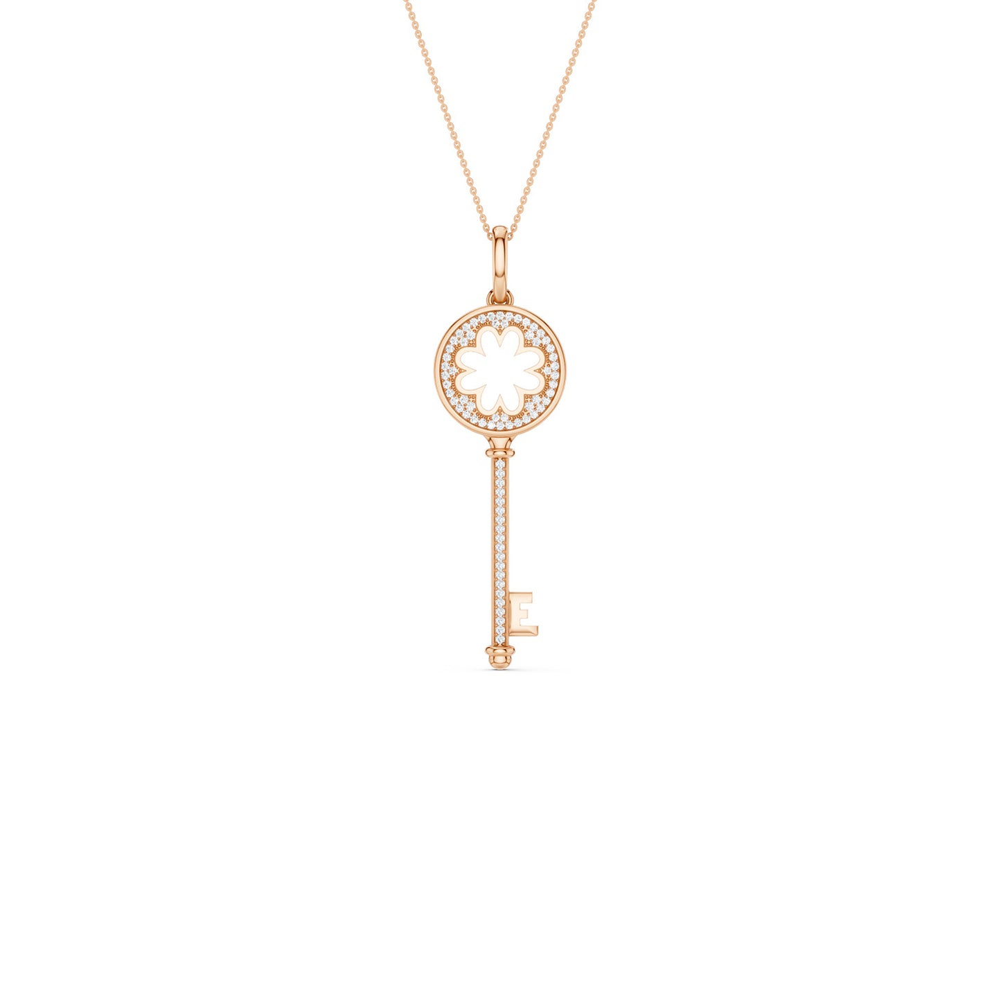Blooming Key Necklace