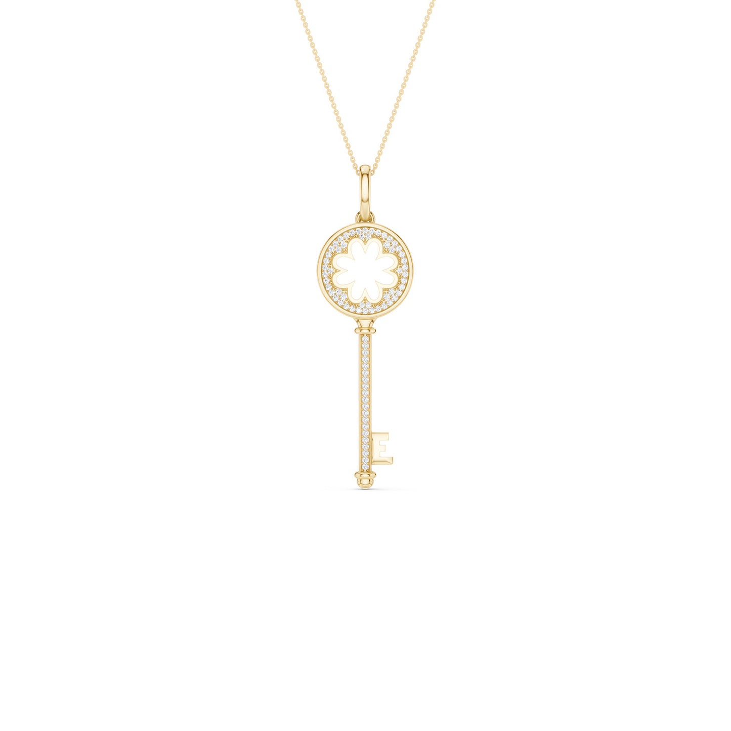 Blooming Key Necklace