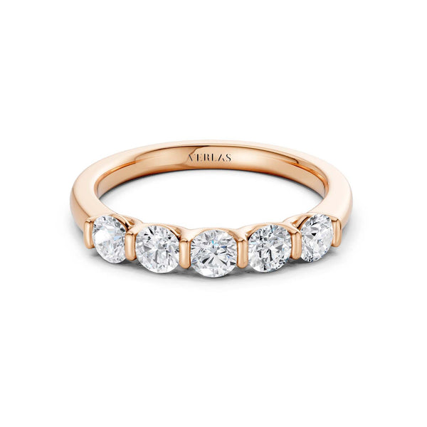 5-Stone Keepsake Round Vows