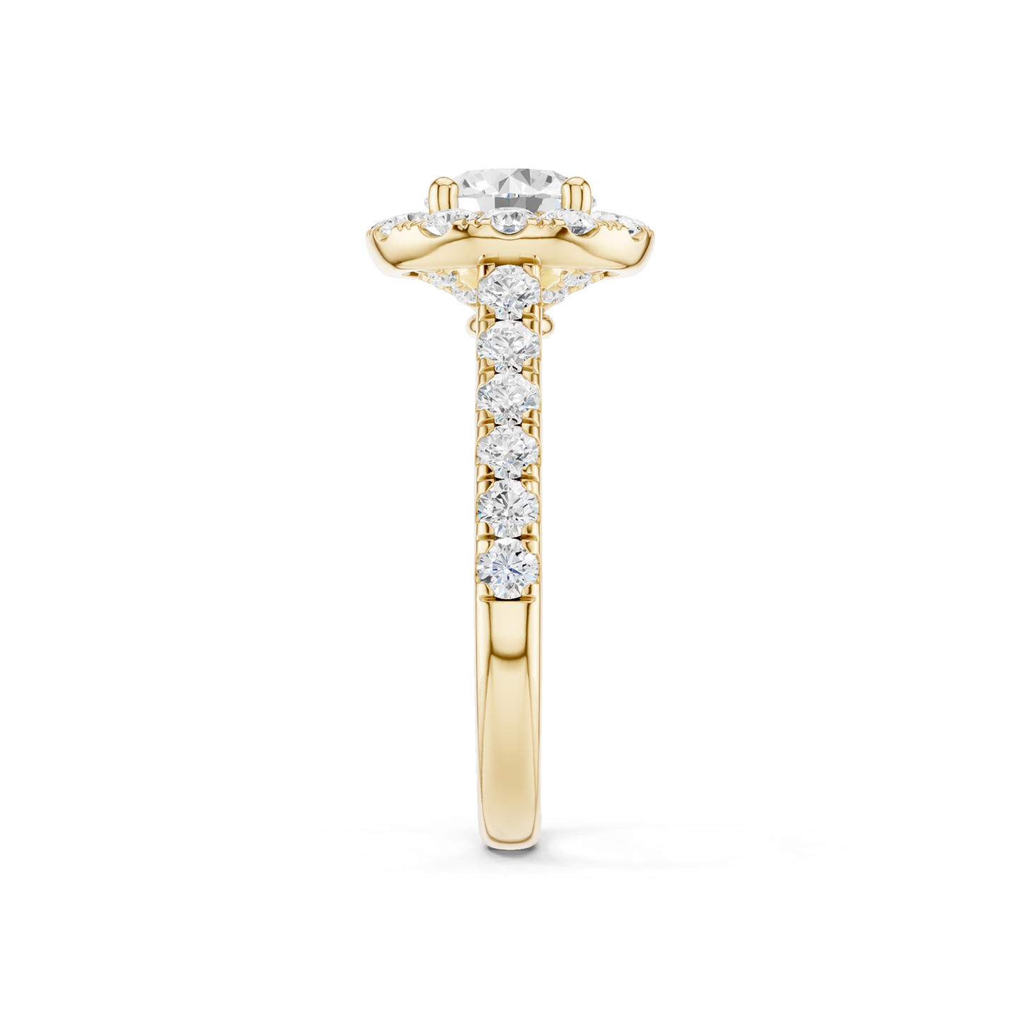 Signature Round Halo Ring
