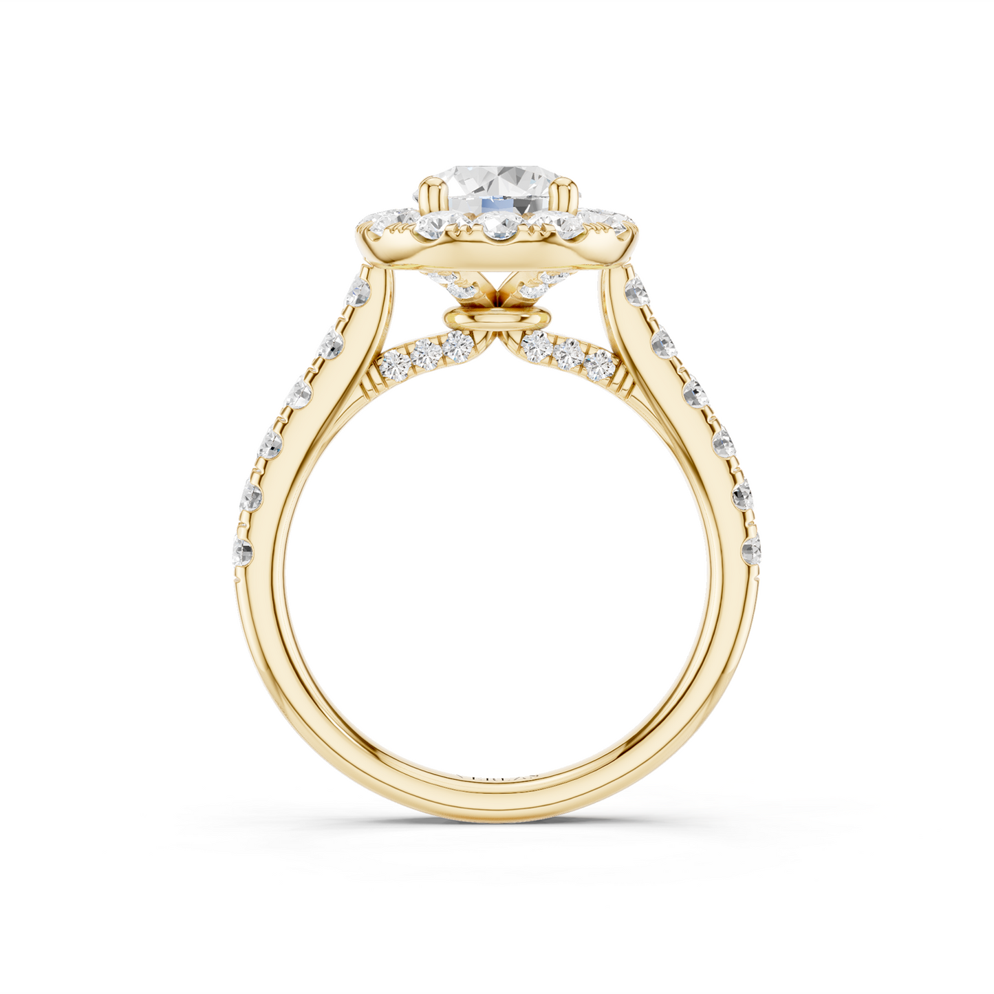 Signature Round Halo Ring