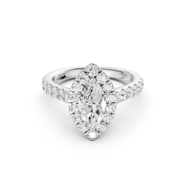 Signature Marquise Halo Ring
