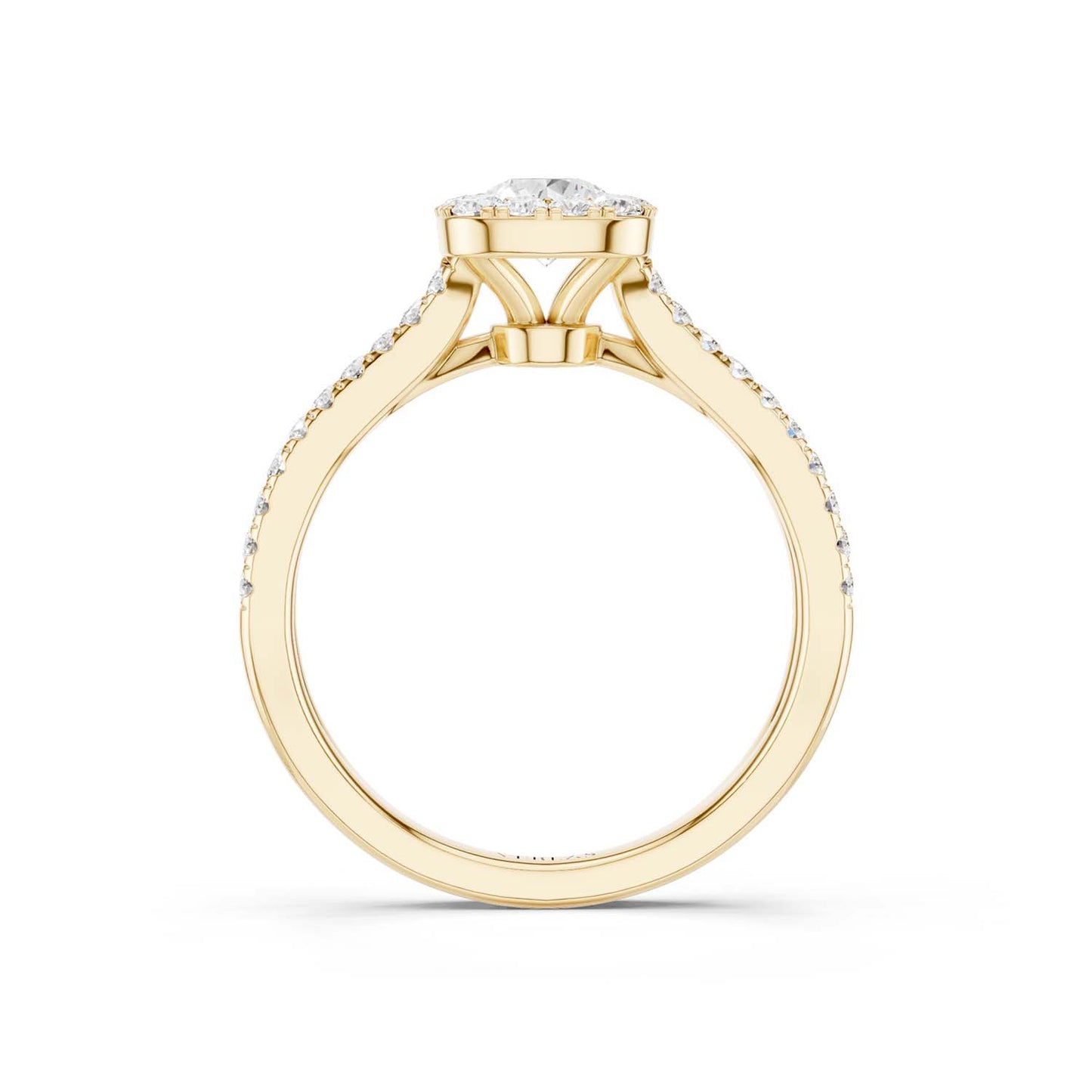 Unified Iconic Round-Princess Halo Ring