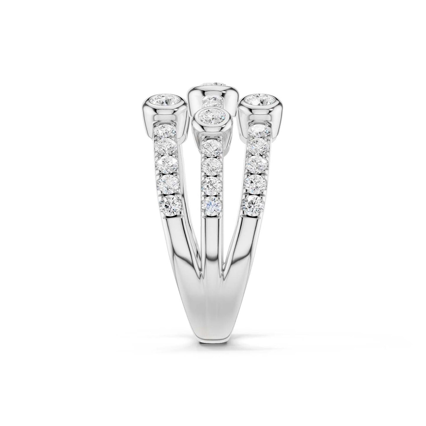 3-Tier Smitten Ring