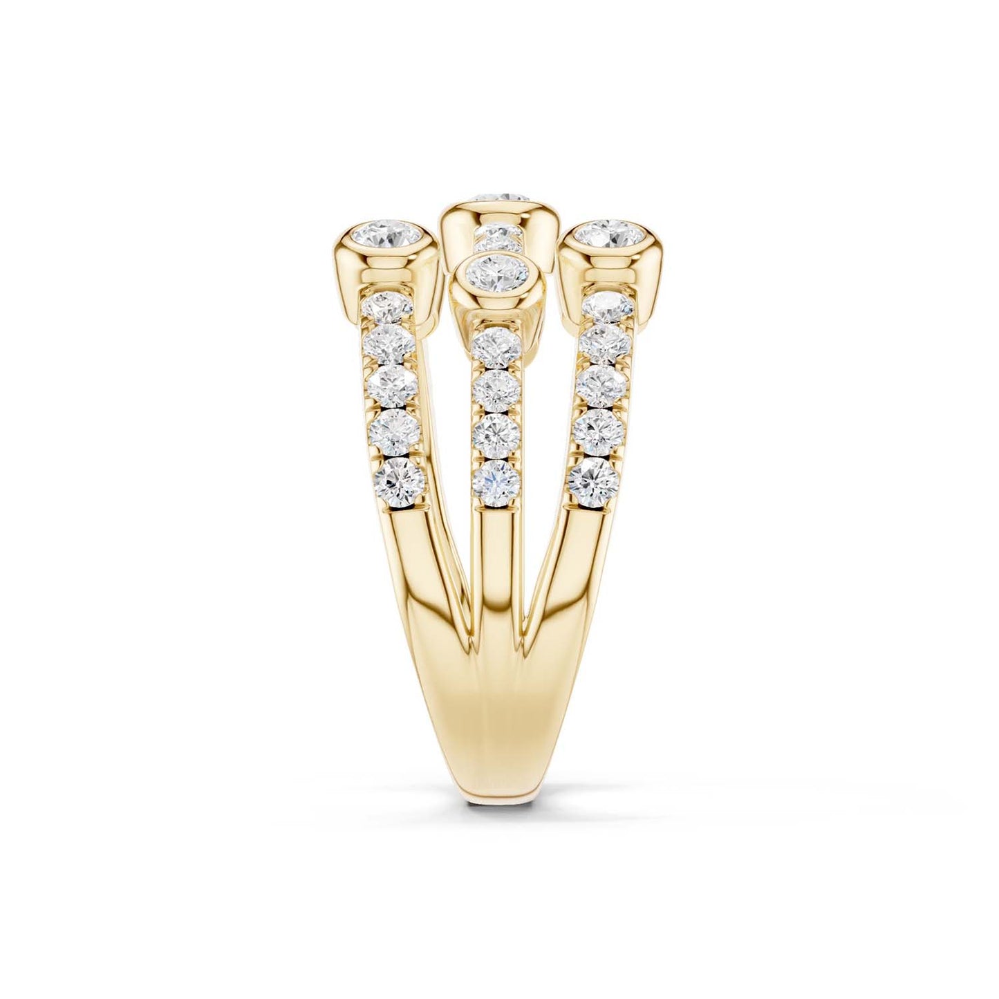 3-Tier Smitten Ring