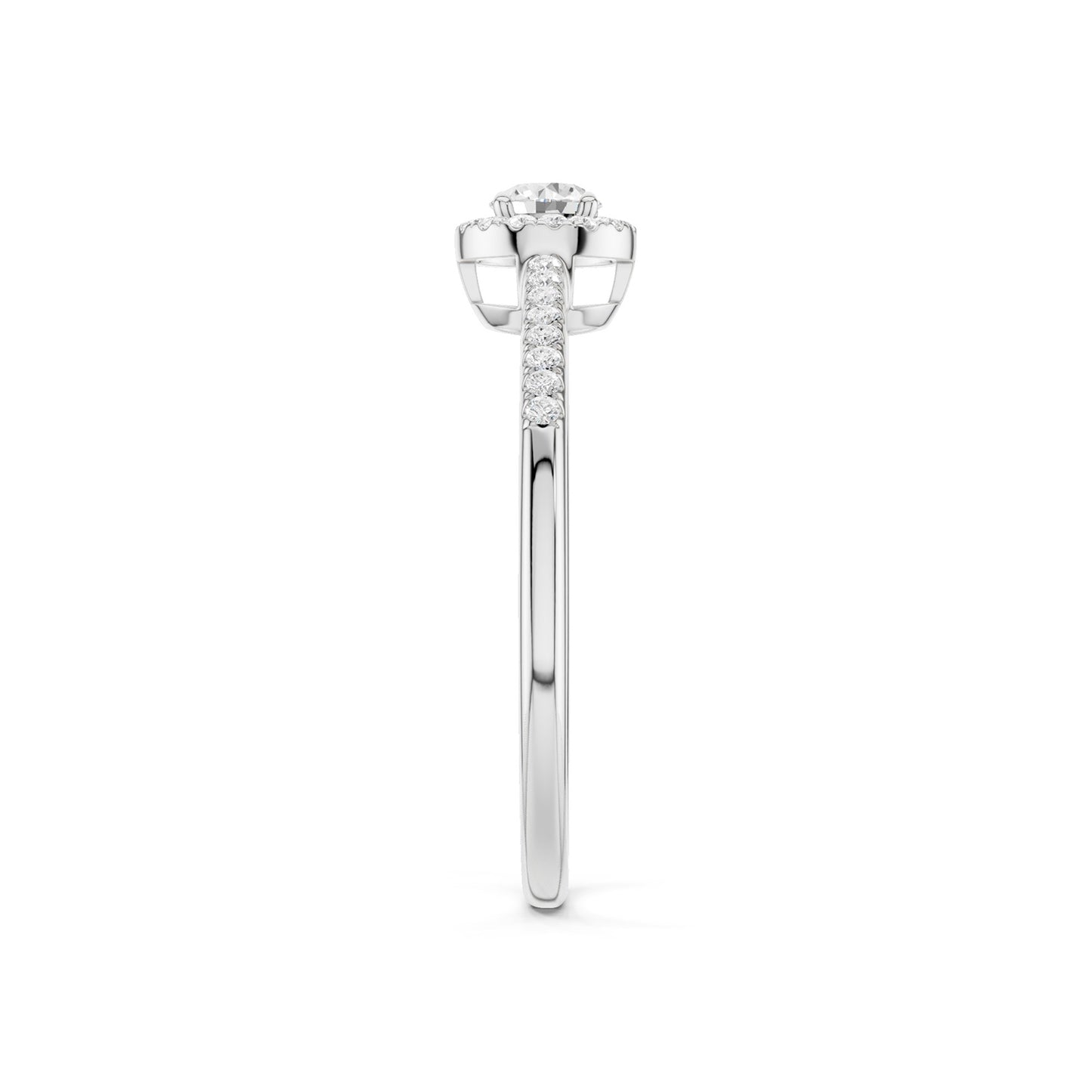 My Signature Round Halo Ring