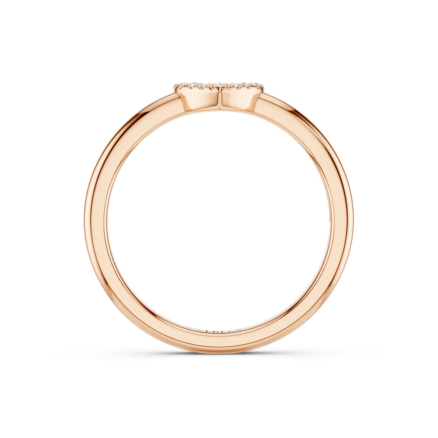 Mini-Heart Silhouette Ring