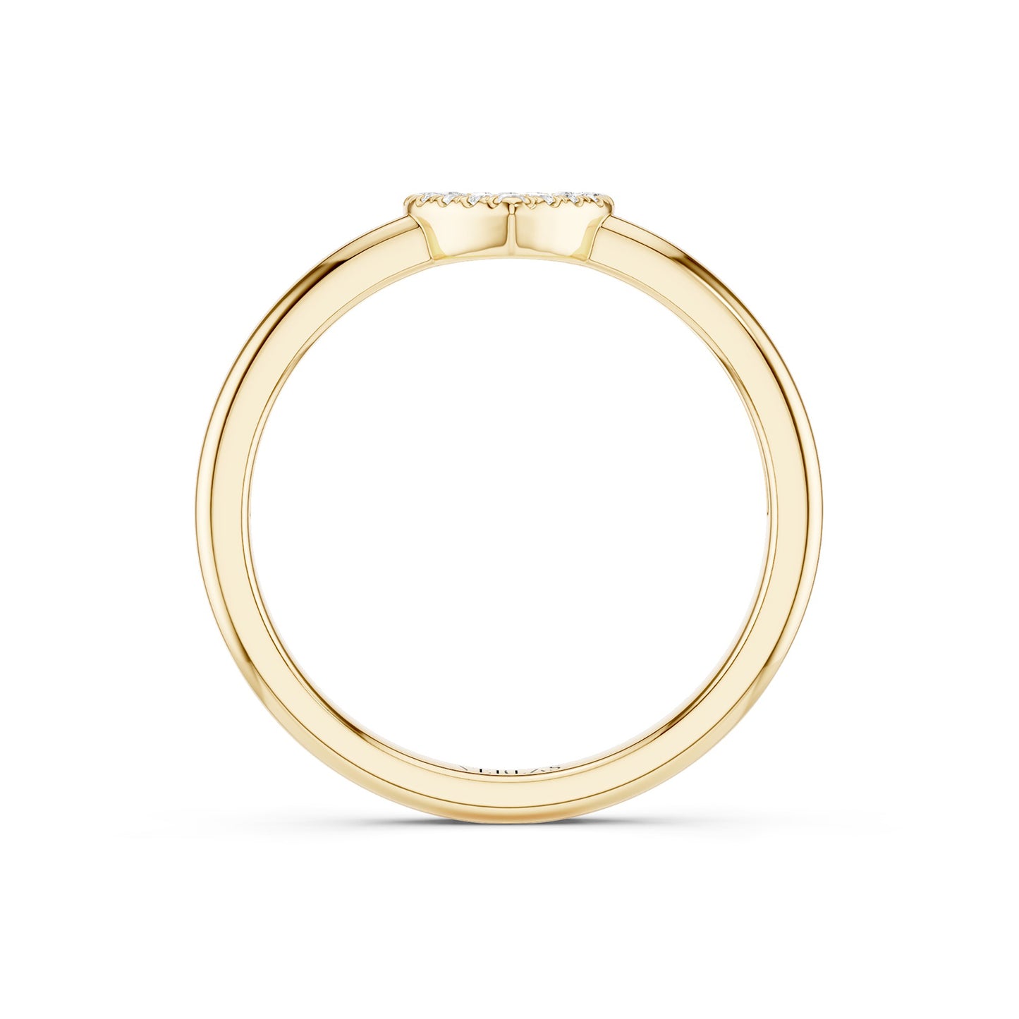 Mini-Heart Silhouette Ring