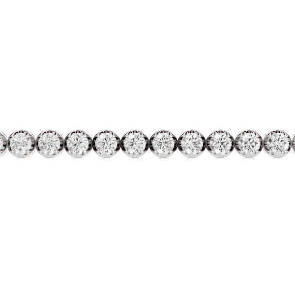 Round Diamond Tennis Bracelet Medium