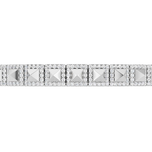 Pyramid Luxe Geometric Bangle