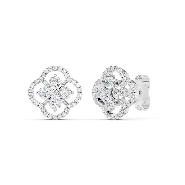 Viola Blossom Studs