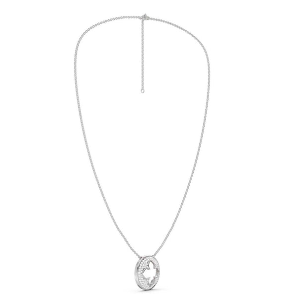 La Fleur Diamond Groove Necklace