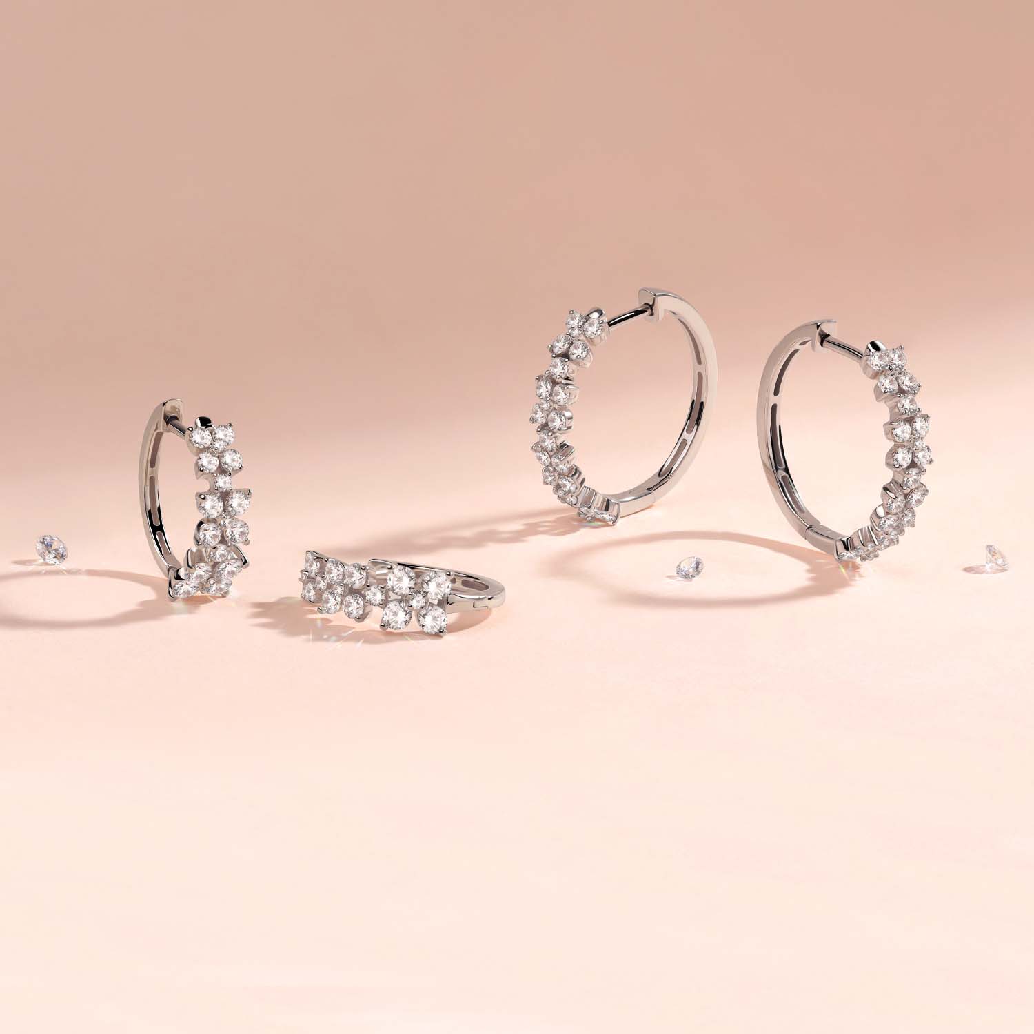 Alyssa Tres Floral Hoops