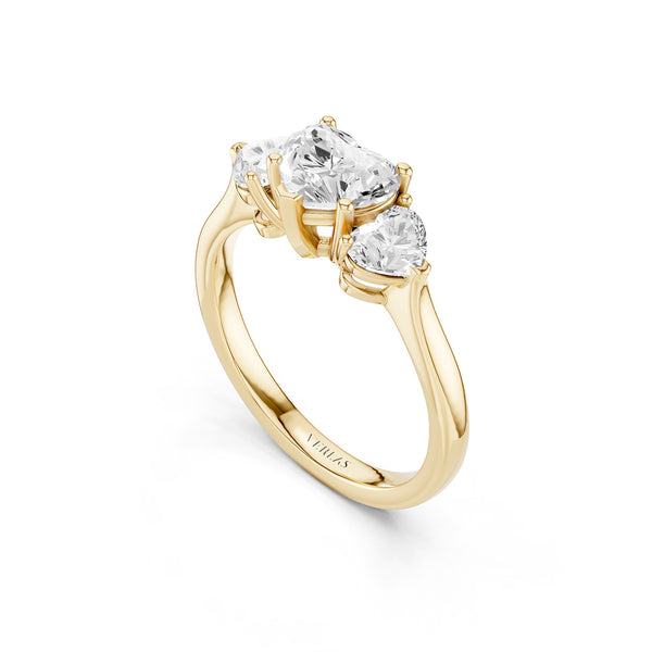 Trinity Heart Ring