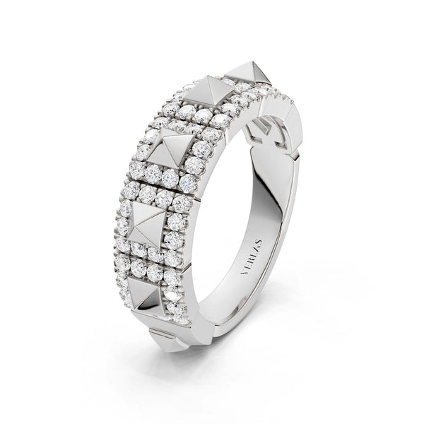 Pyramid Luxe Geometric Sleek Band