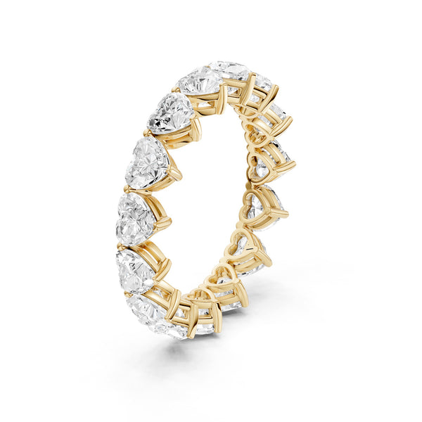 Vertical Heart Eternity Band
