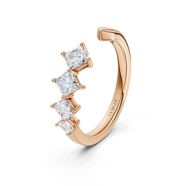 Princess Crescendo Open Ring