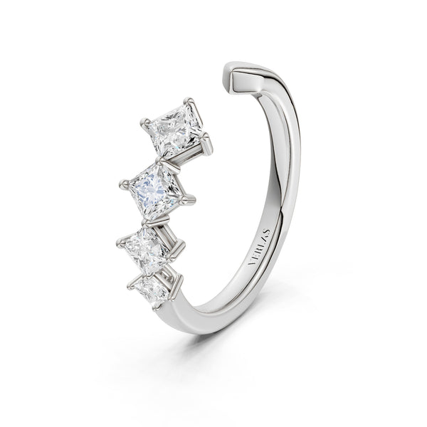 Princess Crescendo Open Ring