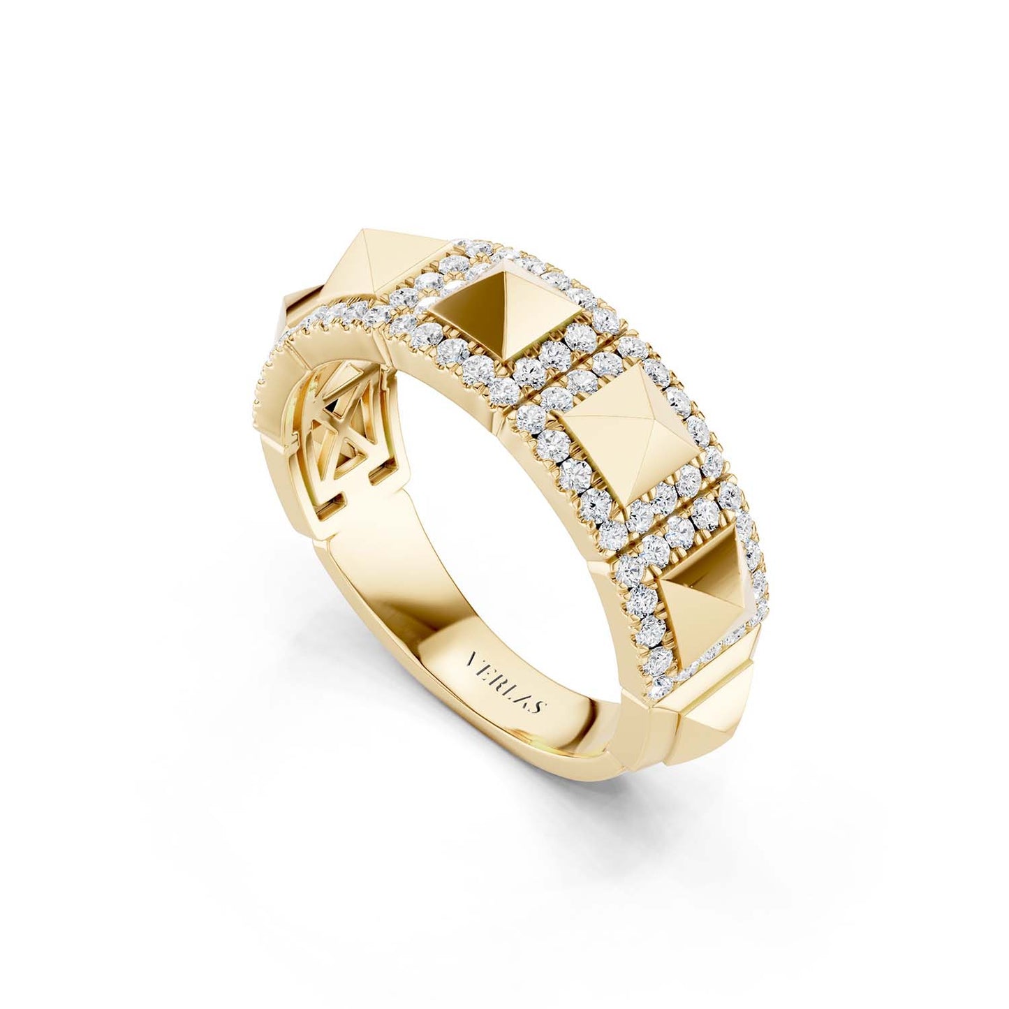 Pyramid Luxe Geometric Statement Band