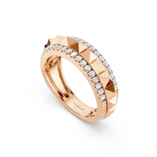 Pyramid Spiked Diamond Band