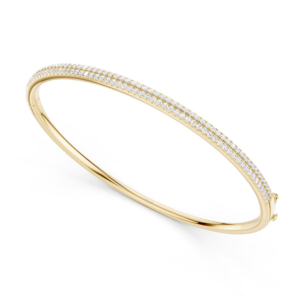 2-Row Signature Diamond Bangle