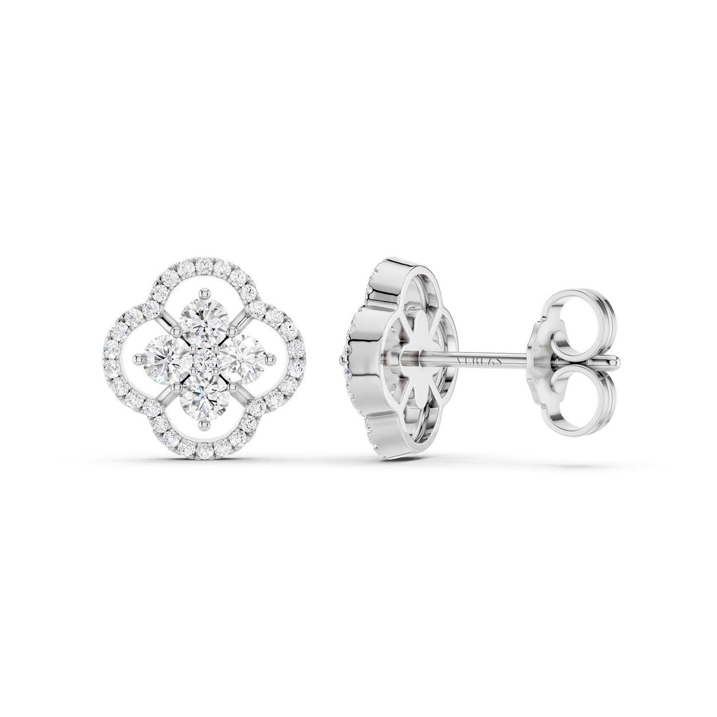 Viola Blossom Studs