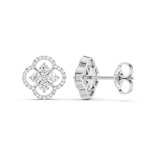 Viola Blossom Studs