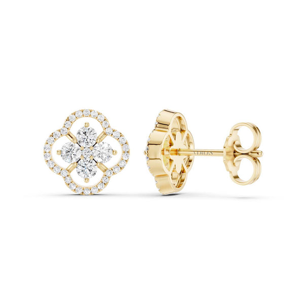 Viola Blossom Studs