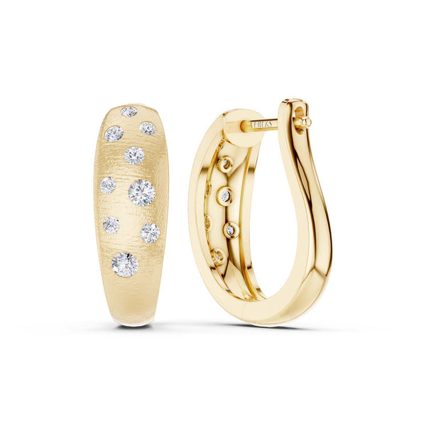 Starlit Sky Huggie Hoops