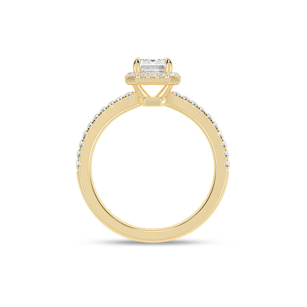 Luxe Emerald Halo Ring