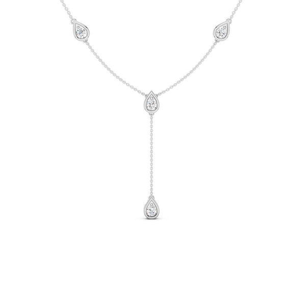 Dewdrop Stationed Y Necklace