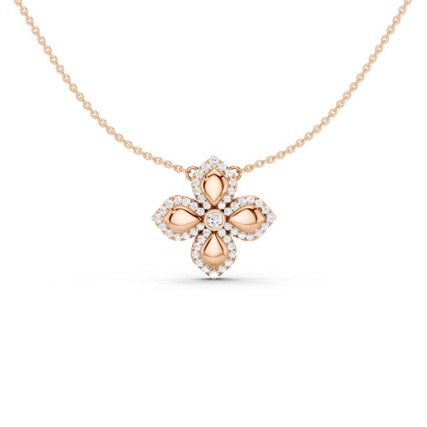 La Fleur Diamond Contour Necklace