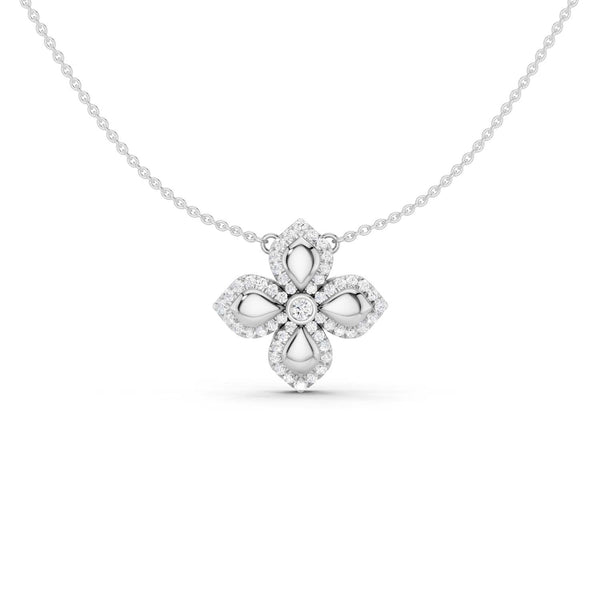 La Fleur Diamond Contour Necklace