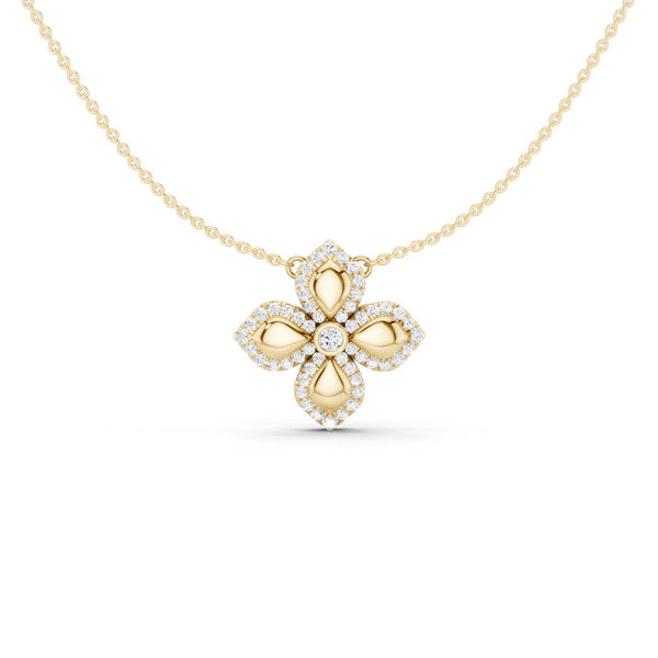 La Fleur Diamond Contour Necklace