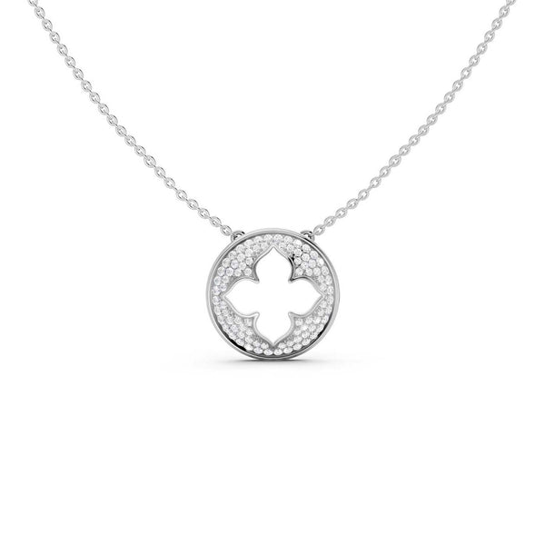 La Fleur Diamond Groove Necklace