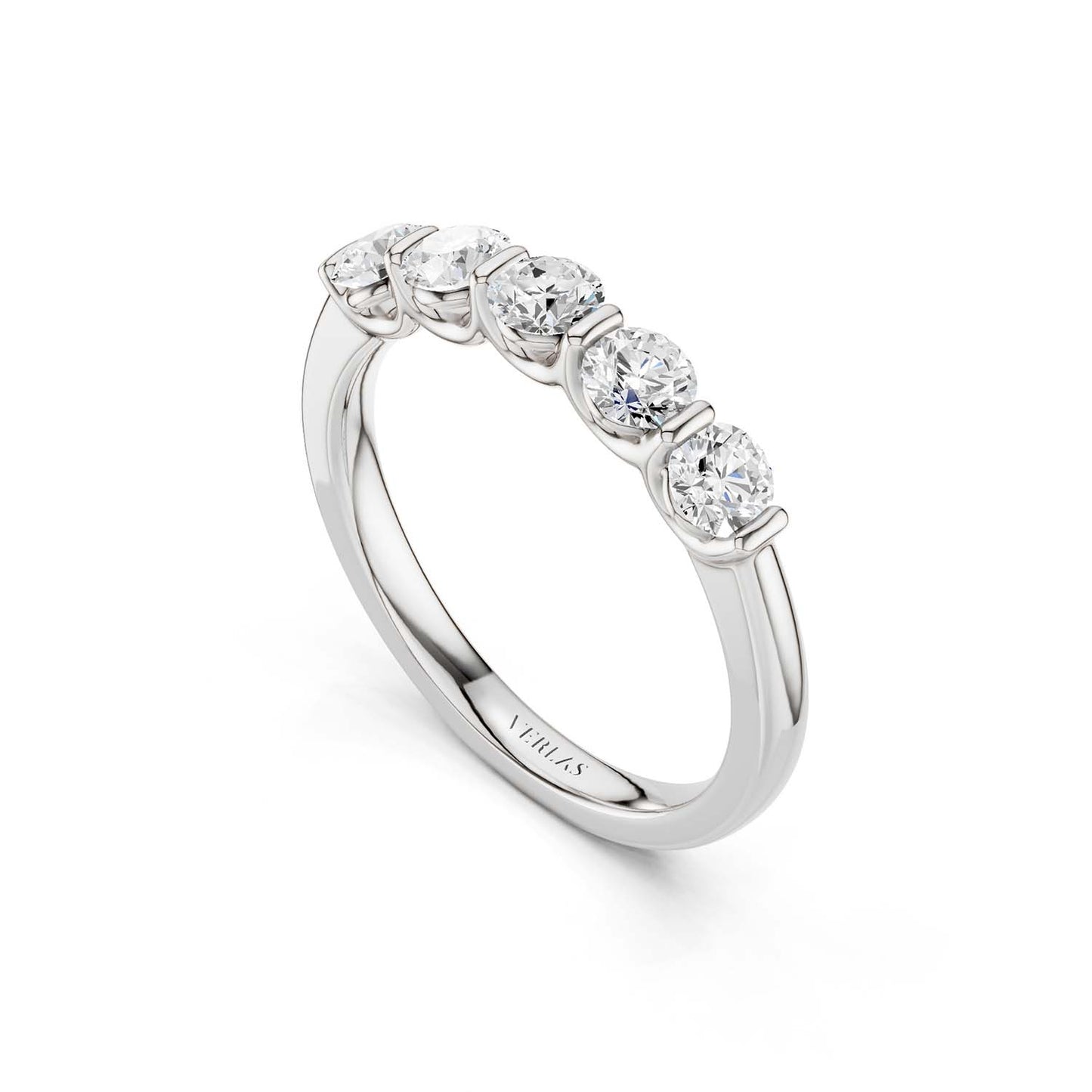5-Stone Keepsake Round Vows