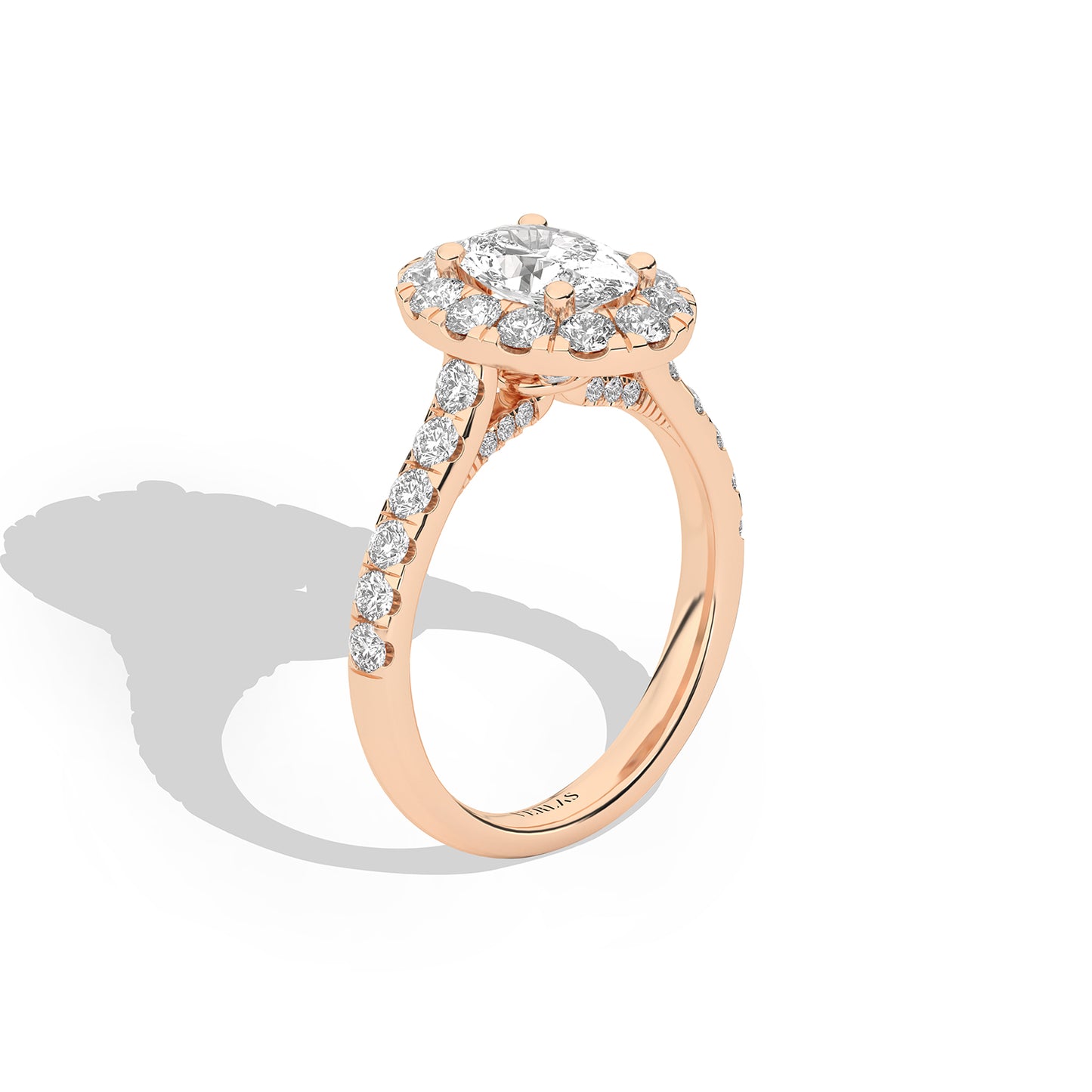 Signature Ellipse Halo Ring