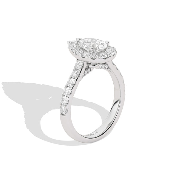 Signature Dewdrop Halo Ring