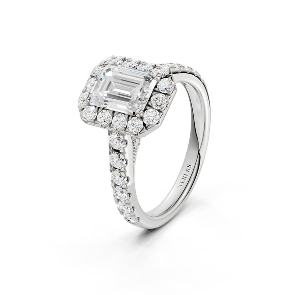 Signature Emerald Halo Ring