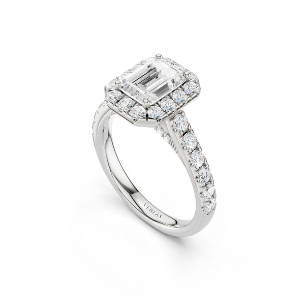Signature Emerald Halo Ring