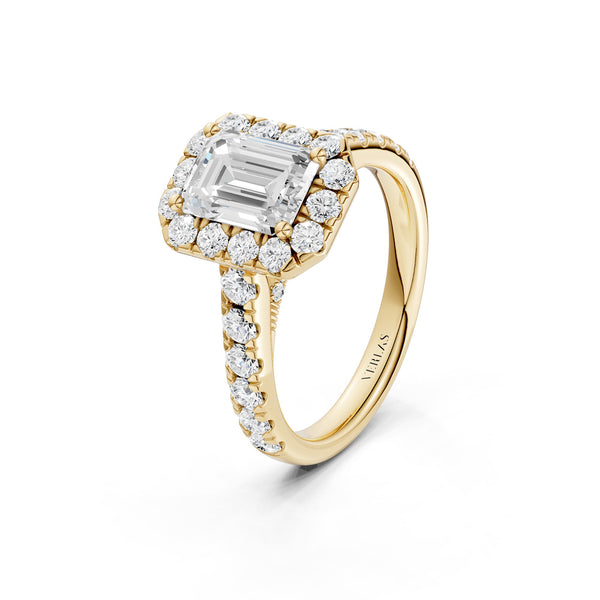 Signature Emerald Halo Ring