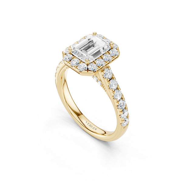 Signature Emerald Halo Ring