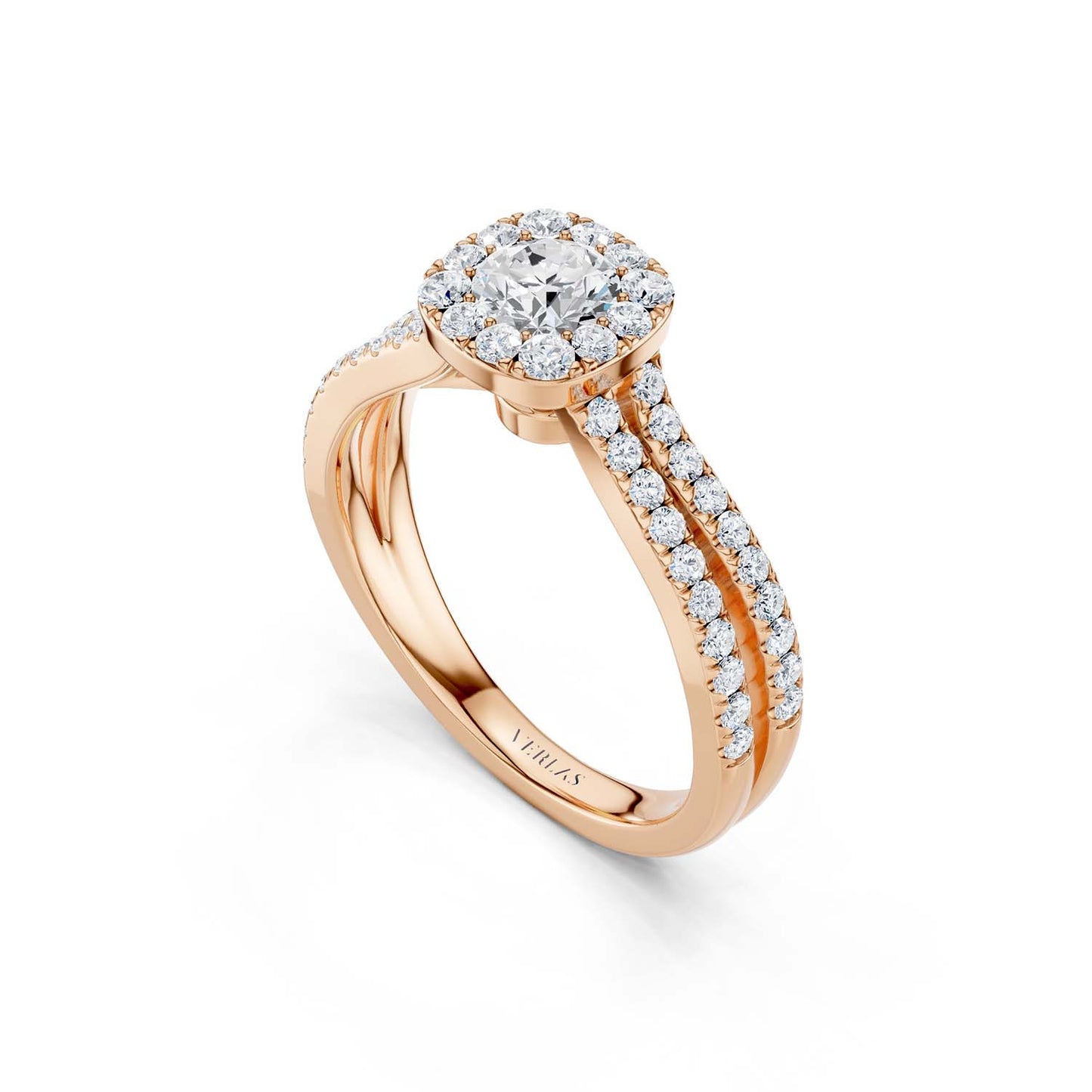 Unified Iconic Round-Princess Halo Ring