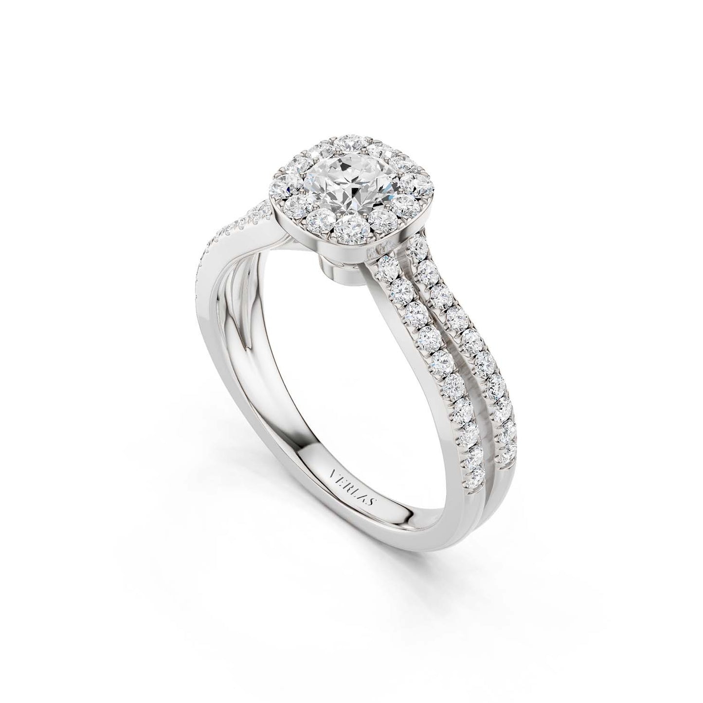 Unified Iconic Round-Princess Halo Ring