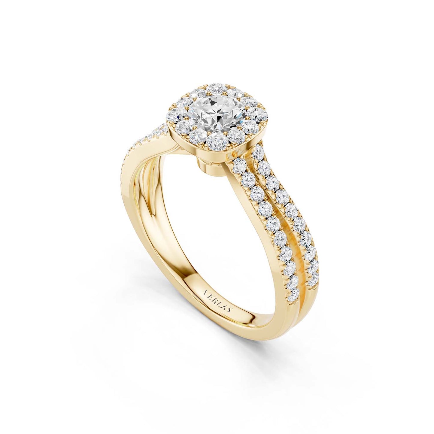 Unified Iconic Round-Princess Halo Ring
